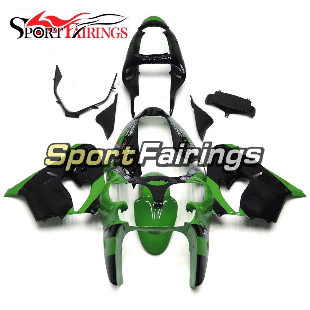 Fairings-For-Kawasaki-ZX-9R-ZX9R-Year-00-01-2000-2001-ABS-Motorcycle-Fairing-Kit-Motorbike.jpg Fairings For Kawasaki ZX-9R ZX9R Year 00 01 2000 2001 ABS Motorcycle Fairing Kit Motorbike Bodywork Cowling Moto Elf Green Black - Image 1