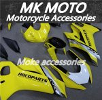 Fairings Kit Fit For Yzf R6 2017 2018 2019 2020 2021 2022 2023 Bodywork Set High Quality Abs Injection New Yellow Black HOCAPART - Image 3