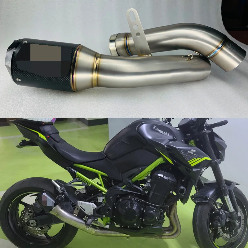 High-Quality-Titanium-Alloy-Carbon-Fiber-Motorcycle-Exhaust-Muffler-Slip-on-Link-Pipe-for-Kawasaki-Z900.webp High Quality Titanium Alloy Carbon Fiber Motorcycle Exhaust Muffler Slip-on Link Pipe for Kawasaki Z900 2012-2021 Escape Moto - Image 1