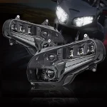 LED Motorcycle Headlight Goldwing GL 1800 120W Moto LED Light Headlights For Honda Gold Wing GL1800 2001-2017 Motobike Headlamp - Image 2